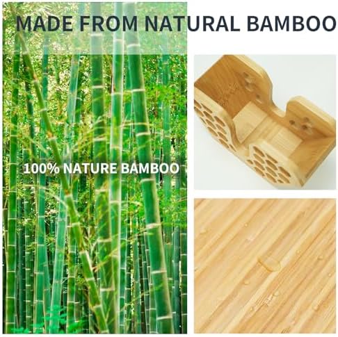 Bamboo Coffee Filter Holder - Dispenser, Storage, Container & Rack for
