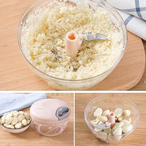 Manual Food Processor Pull Chop Chopper Portable Hand-Pulled String