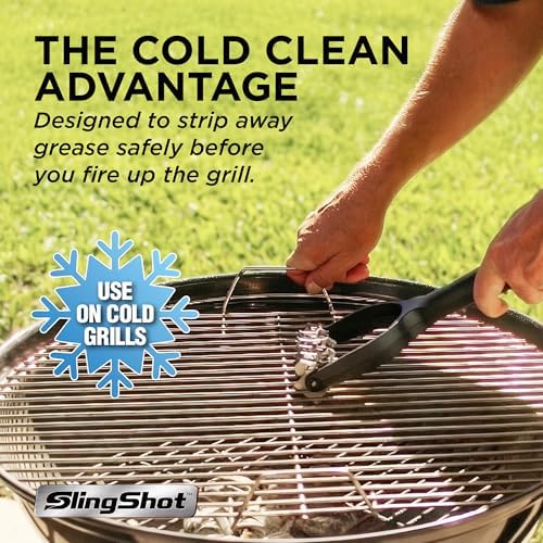 Slingshot Bristle-Free Stainless Steel Grill Cleaner