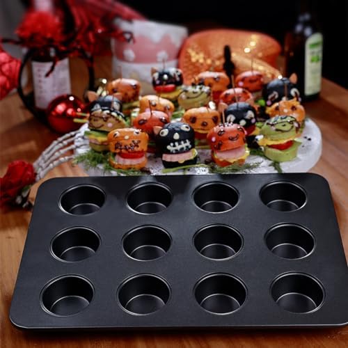 12 Cup Mini Small Muffin Cupcake Pan for Toaster Oven Air Fryer