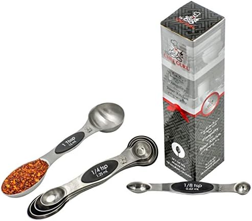 The Chef Guru 1/8, 1/4, 1/2 tsp, 1 tsp, 1/2, 1 Tbls, 18/10 (304)