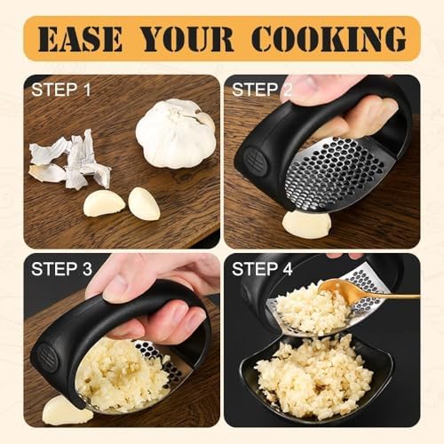 Stainless Steel Garlic Press Rocker