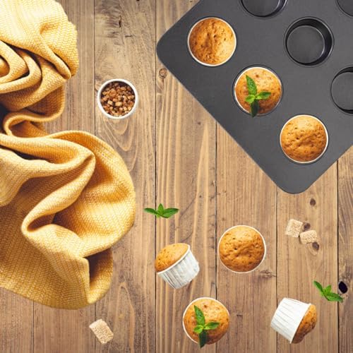 12 Cup Mini Small Muffin Cupcake Pan for Toaster Oven Air Fryer