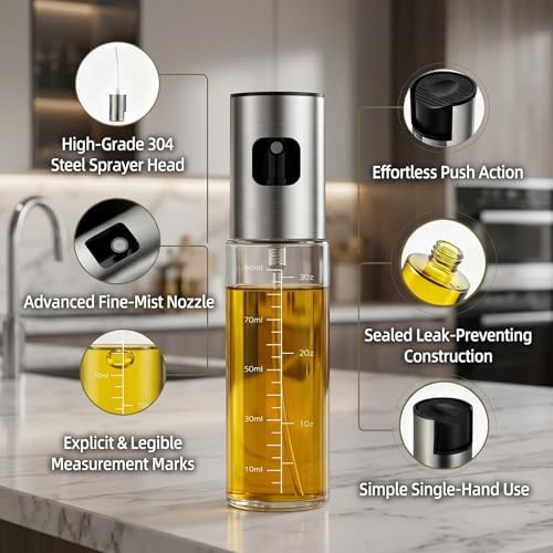 100ml Olive Oil Sprayer, Food Grade Glass