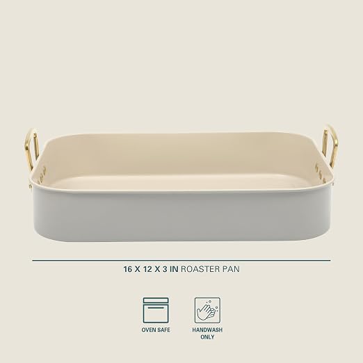 Gibson Home Broxton 2-Piece Nonstick Roaster Pan - Image 2