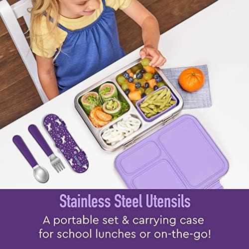 Bentgo Kids Stainless Steel Food Jar and Reusable Stainless Steel