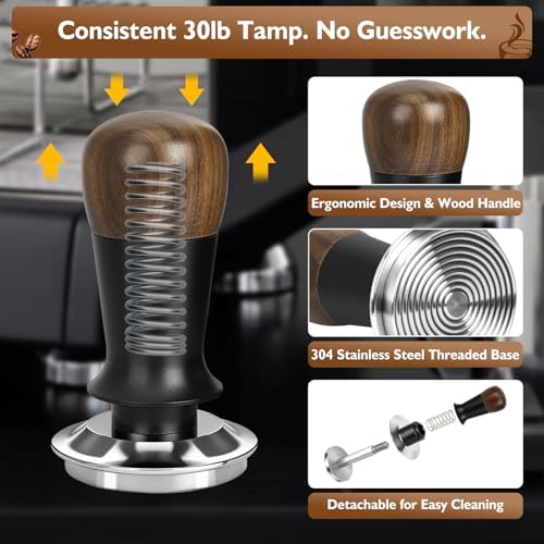 51mm Espresso Accessories Kit - Tamper, WDT Tool, Funnel & Mat
