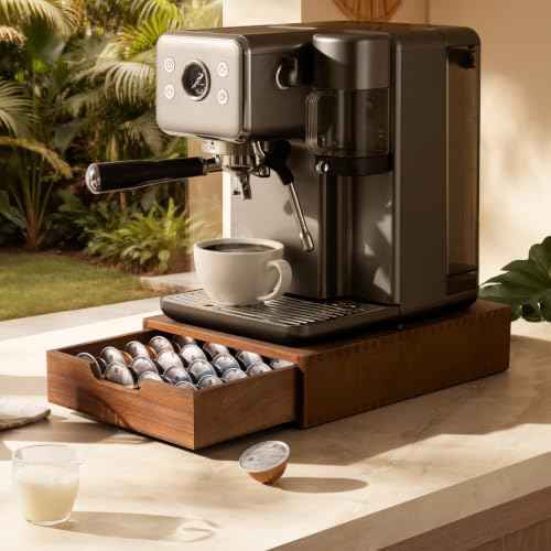 Coffee Pod Storage Drawer Organizer Compatible with K-Cup Nespresso Capsule