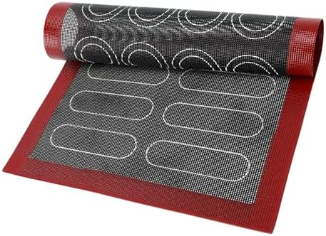 Karlak Macaron Baking Mat Nonstick Double Sided Silicone Sheet for