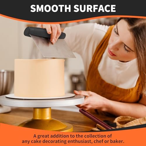 ALLTOP Bench Scraper & Chopper for Kitchen, 1 Pack, Black