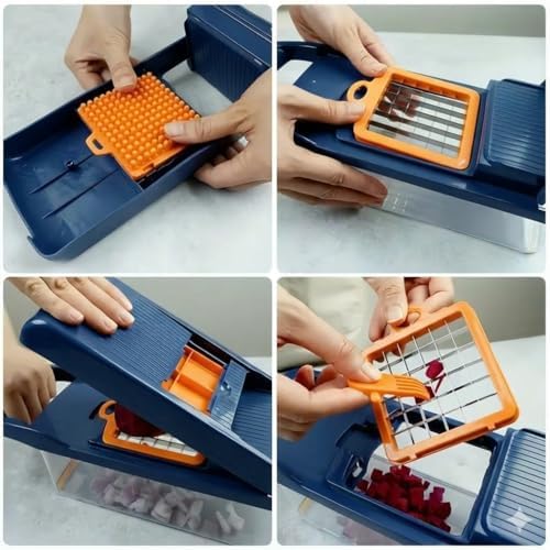 16-in-1 Vegetable Chopper and Mandoline Slicer