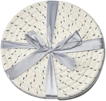 Potholders Set Trivets Set 100% Pure Cotton Thread Weave Hot Pot