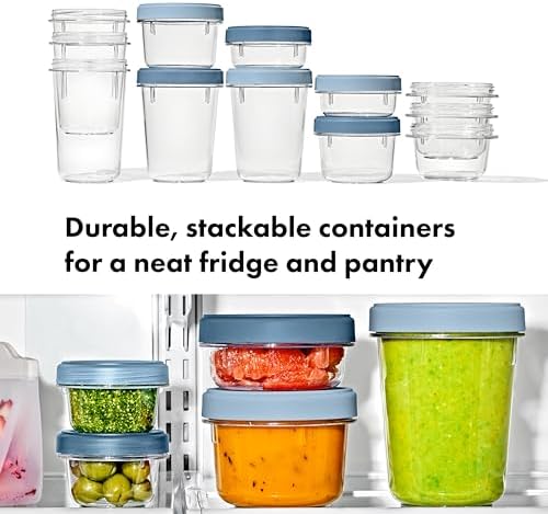 OXO Good Grips 32 oz Twist & Stack Container, 2 Pack