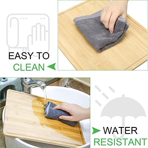 Eaasty 10 Pieces Bamboo Cutting Boards Set Bamboo Chopping Board Bulk