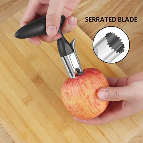 Asdirne Apple Slicer & Corer Set, Apple Cutter and Fruit Slicer with