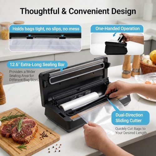Double Pump Vacuum Sealer, 32cm Wide Heat Seal