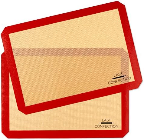 Last Confection Silicone Baking Mat Set of 2, Half Sheet