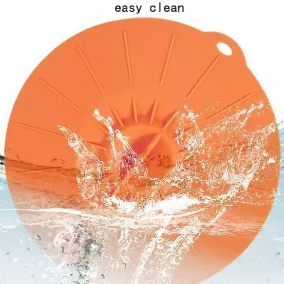 Silicone Microwave Splatter Lids, 5 Pack