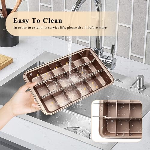 Brownie Pan with Dividers 12-In-by-8-In, Non Stick