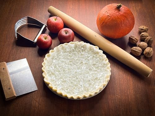 Jewel Glass Pie Weights, Borosilicate Glass, 2.5 lb