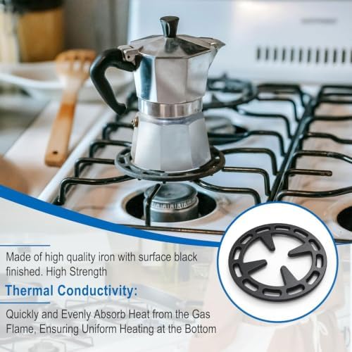 Round Cookware Trivet with Cutout Metal Design, 12cm/4.72inch Serving