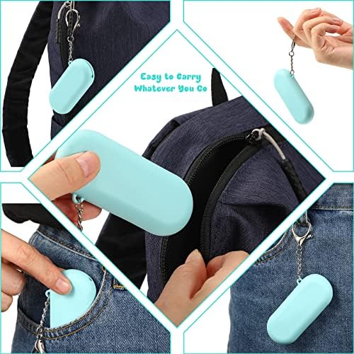 Meanplan 4 Sets Reusable Straws Travel Case Brush Silicone,Classic