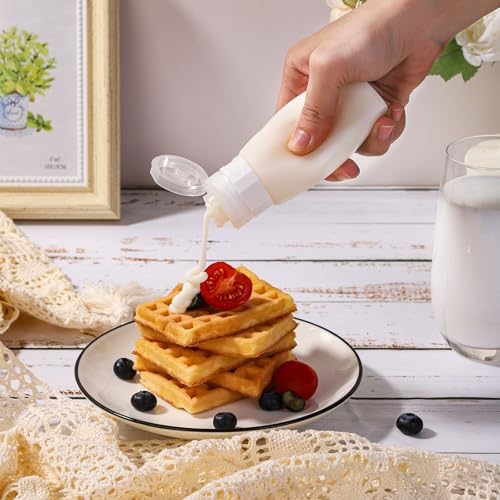 Set of 3 Leak Proof Silicone Travel Bottles Mini Sauce Dispensers