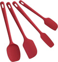 ChefAide 4 Pieces Silicone Spatula Set, Food Grade Rubber Spatula, Upgrade by ChefAide