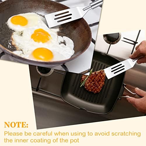 Remagr 3 Pcs Small Spatulas Set, 2 Silicone, 1 Stainless Steel Spatula