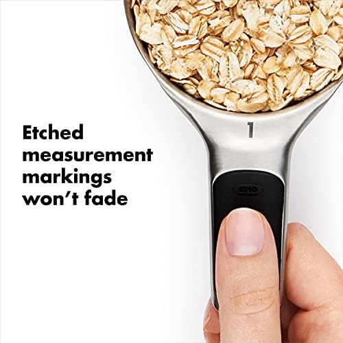 OXO Good Grips 8 Piece Stainless Steel Measuring Cups and Spoons Set