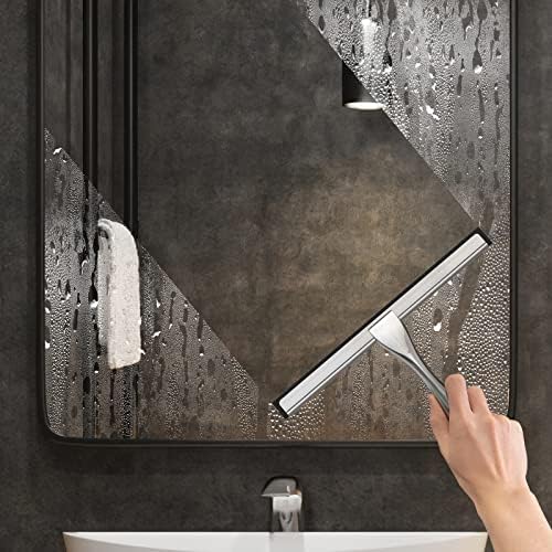 Stainless Steel Shower Squeegee for Glass, 10 Inch