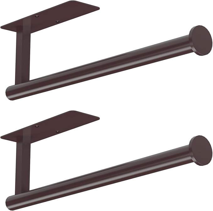 ASTOFLI Paper Towel Holder Under Cabinet No Drilling, Self Adhesive Paper Towel by ASTOFLI