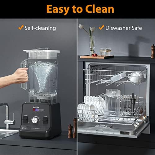 Aeitto Blender, 68 oz, 1500-Watt