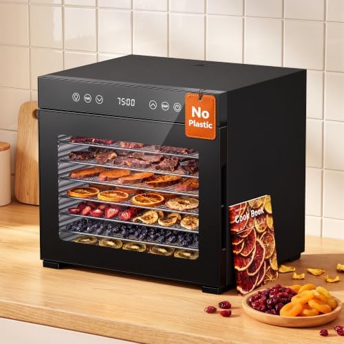 Manastin Food Dehydrator, 8 Stainless Steel Trays
