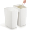TIPGO Bathroom Trash Can with Lid, 4 Gallon / 15 Liter Small Garbage Can by TIPGO