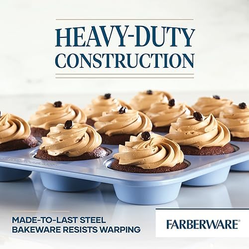 Farberware Easy Solutions Nonstick Bakeware Muffin/Cupcake Baking Pan
