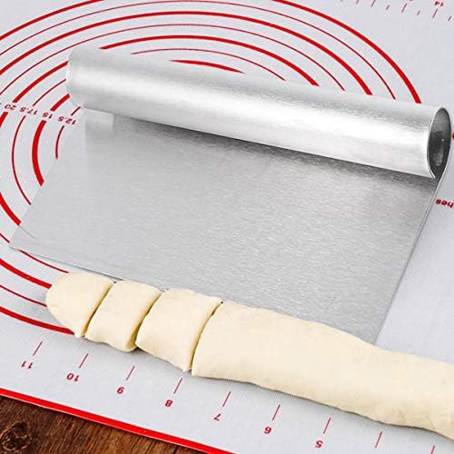 Hemoton Cheese Slicer Bread Scraper Stainless Steel Dough Scraper