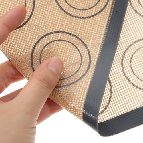 2pcs Silicone Baking Mat Nonstick Glass Fiber Liner Pastry Prep