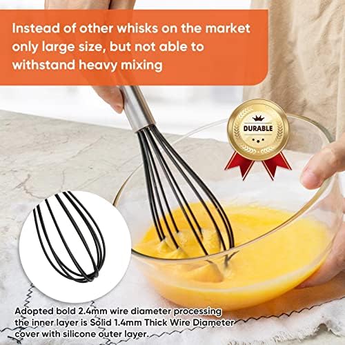 3PCS Silicone Cooking Utensil Set, Black