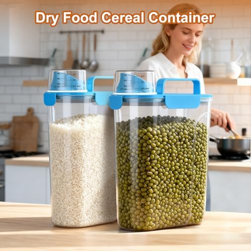 Uppetly Dog Cat Food Storage Container, 5-7Lbs Pet Food Containers