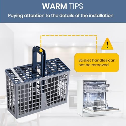 Dishwasher Cutlery Basket (9 x 3 x 10.3 inches) Fit For samsung