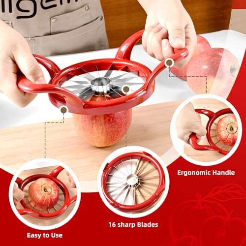 5.5-Inch 16-Slice Apple Corer Cutter