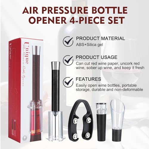 Wino on the Go Wine Opening Set, Air Pump Wine Bottle Opener Set, The