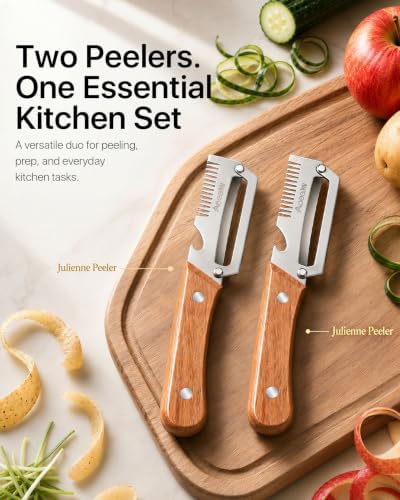 2 Pack Multifunctional Vegetable Peeler, 3-in-1 Peeler For Kitchen