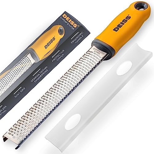 Deiss PRO Citrus Zester & Cheese Grater — Parmesan Cheese Lemon