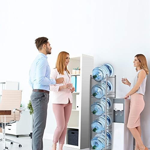 LIANTRAL 5-Tier Water Cooler Jug Rack, 5 Gallon Bottle Storage
