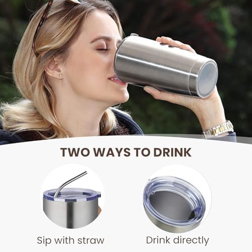 MEWAY 20oz Tumbler 4 Pack Double Wall Vacuum Insulated Travel Mug