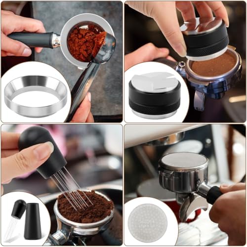51mm Espresso Accessories Kit, Coffee Distributor & Tamper, Dosing