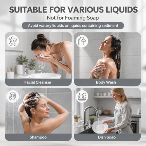 Automatic Soap Dispenser Touchless Rechargeable 10 oz, Silver