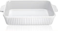 Casserole Dish, 9x13 Baking Pan, 4.4QT Large Casserole Dishes by HOOTO